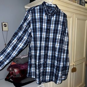 Mens lands end collar shirt